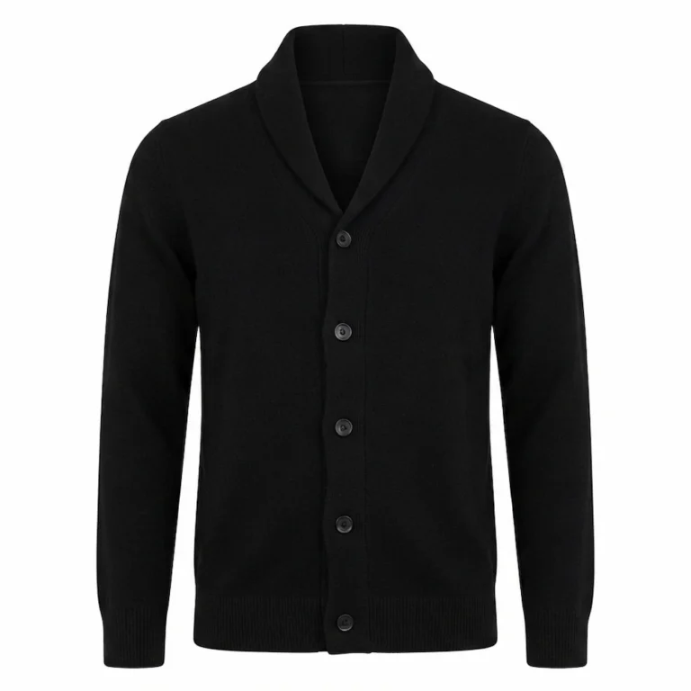 بافت تمام دکمه کلاسیک سوئدی برند H&M سایز L