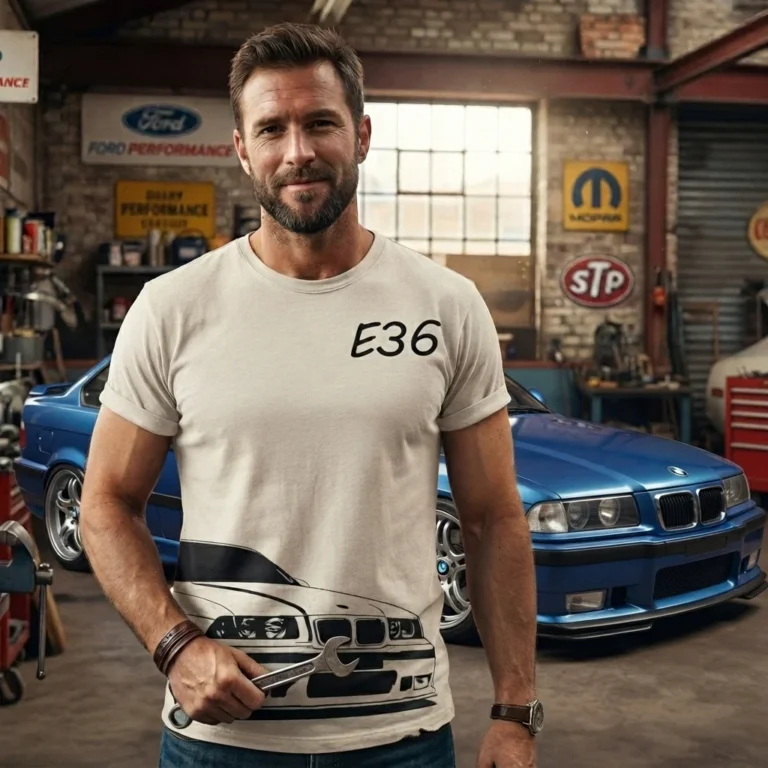 تیشرت BMW اورجینال برند H&M سایز L