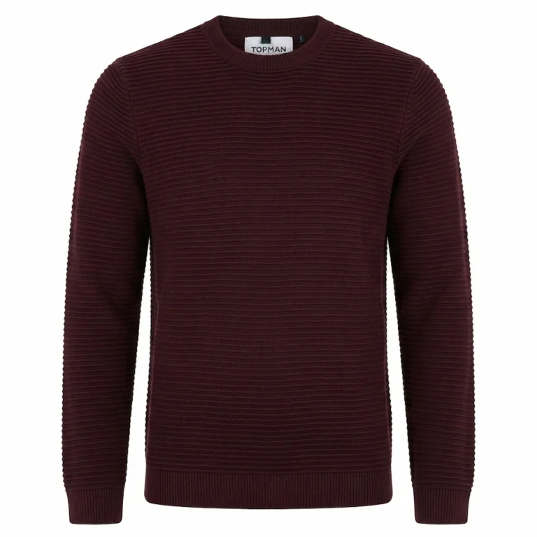 بافت مردانه TOPMAN زرشکی سایز M