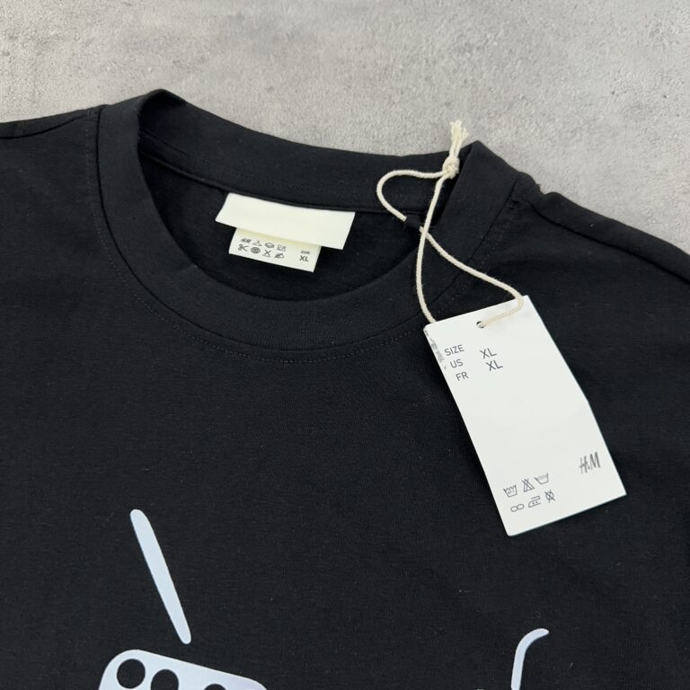 تیشرت H&M اورجینال طرح ماشین سایز XL