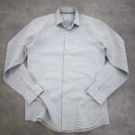 پیراهن مردانه اسپانیایی ZARA طوسی روشن