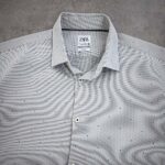 پیراهن مردانه اسپانیایی ZARA طوسی روشن