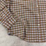 پیراهن اورجینال کتان چهارخانه سایز 2XL