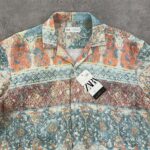 پیراهن مردانه هاوایی اورجینال ZARA سایز M