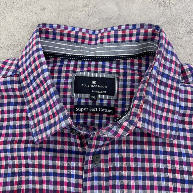 پیراهن مردانه اورجینال BLUE HARBOUR سایز XXL
