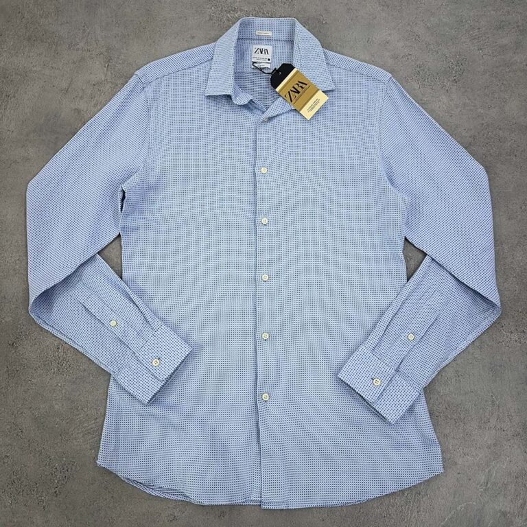 پیراهن مردانه اورجینال ZARA کتان سایز M
