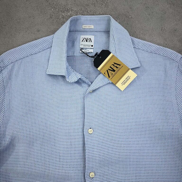 پیراهن مردانه اورجینال ZARA کتان سایز M