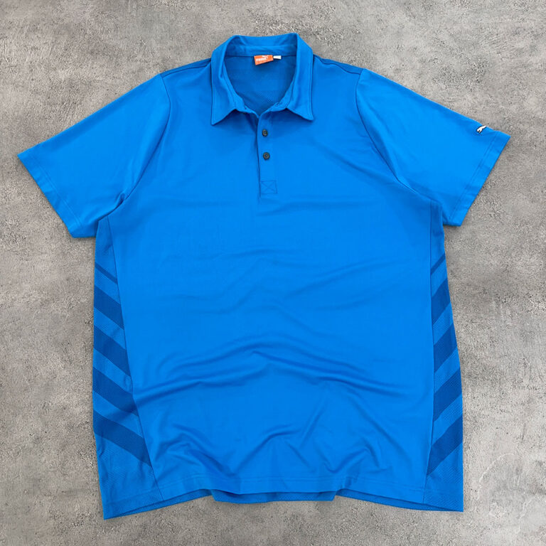 پولوشرت ورزشی استوک PUMA آبی سایز 2XL