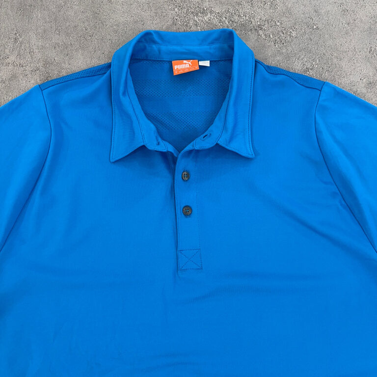 پولوشرت ورزشی استوک PUMA آبی سایز 2XL