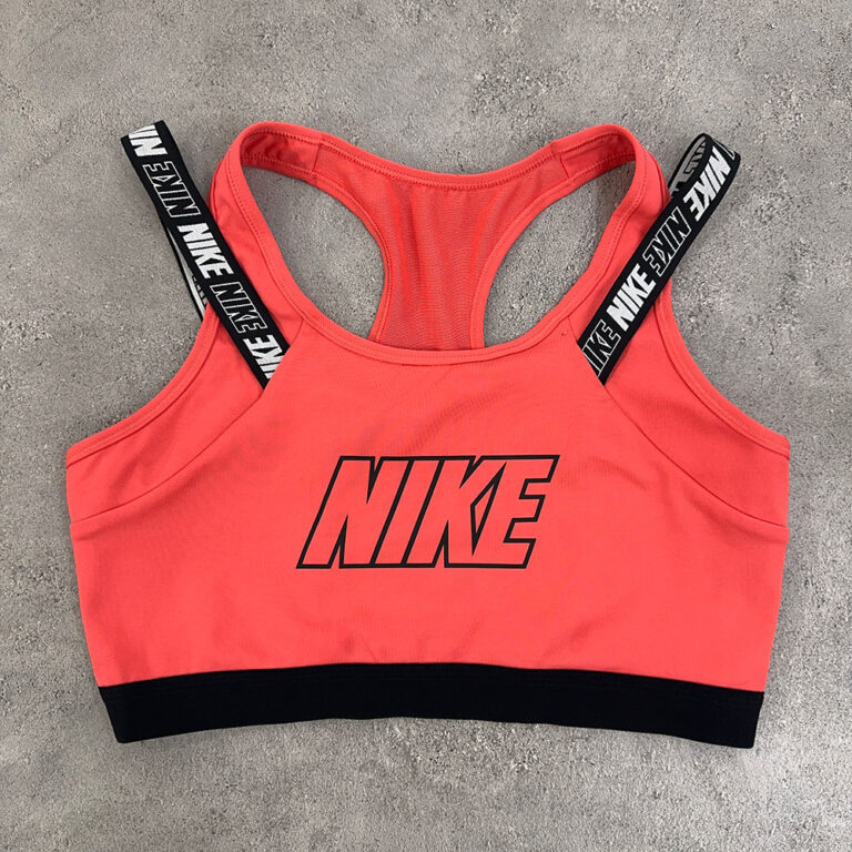 نیم تنه ورزشی استوک NIKE صورتی سایز L