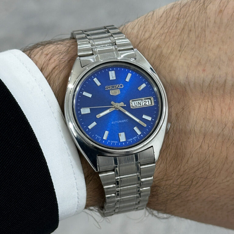 ساعت مردانه اتوماتیک سیکو SEIKO آبی