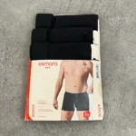پک 3 عددی باکسر مردانه اسمارا مشکی سایز XL