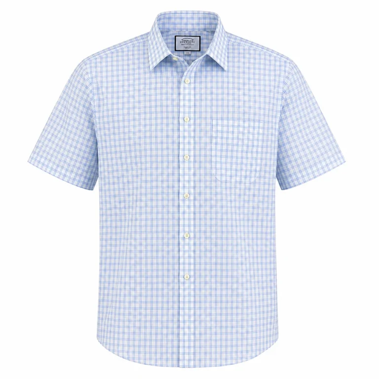پیراهن مردانه آستین کوتاه انگلستانی CHARLES TYRWITT سایز XL