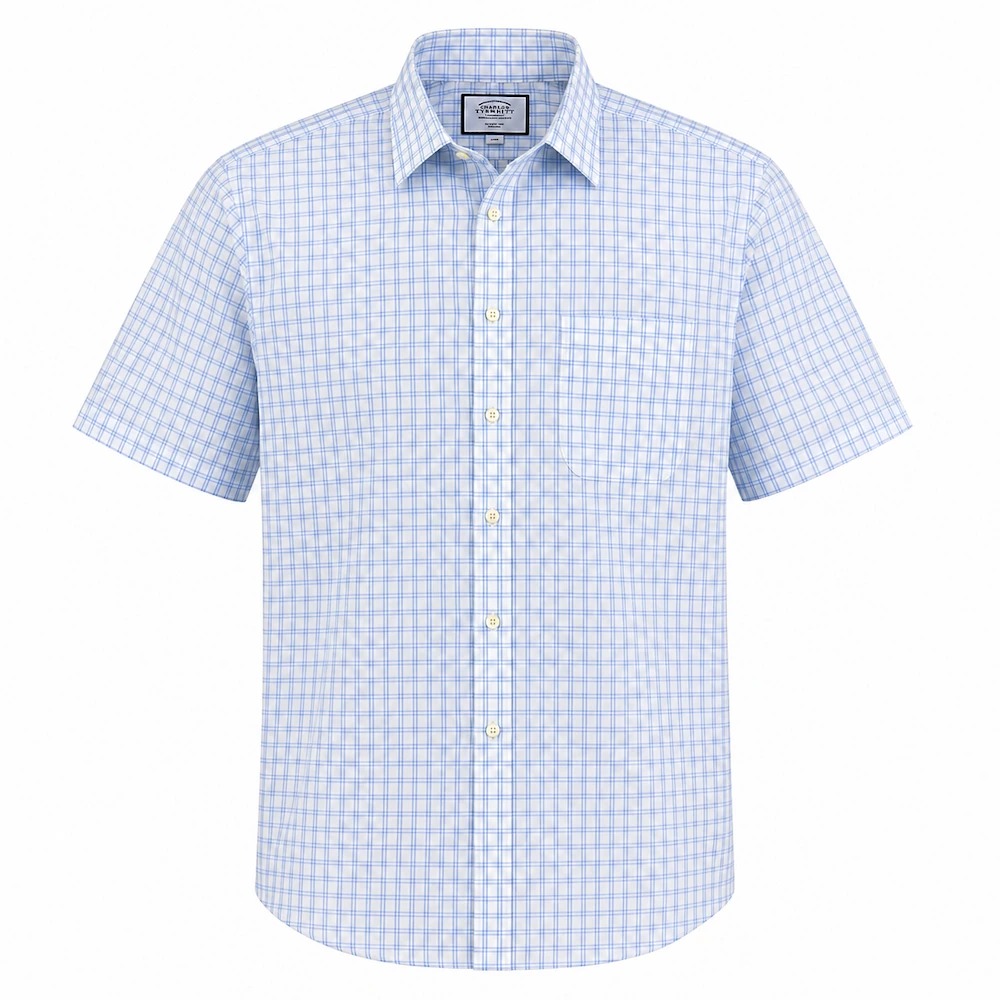 پیراهن مردانه آستین کوتاه انگلستانی CHARLES TYRWITT سایز XL