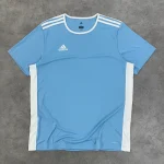 تیشرت ورزشی آبی روشن اورجینال آدیداس ADIDAS سایز 2XL