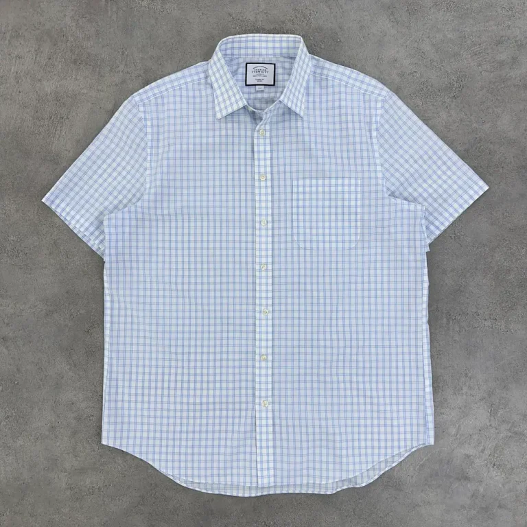 پیراهن مردانه آستین کوتاه انگلستانی CHARLES TYRWITT سایز XL