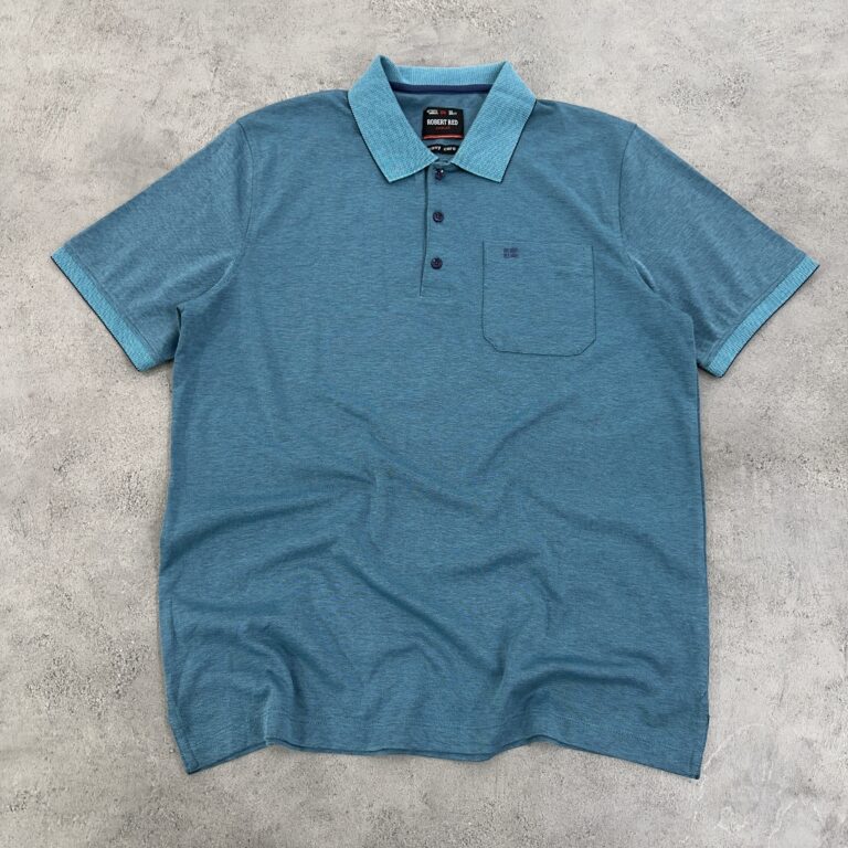 پولوشرت پلی استر اورجینال رنگ آبی سایز XL