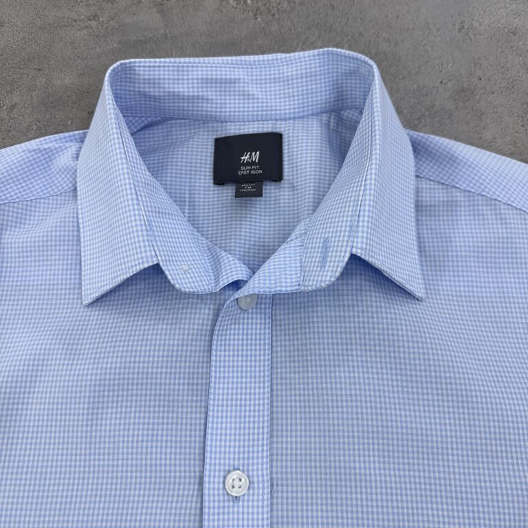 پیراهن اورجینال رسمی H&M آبی روشن سایز M