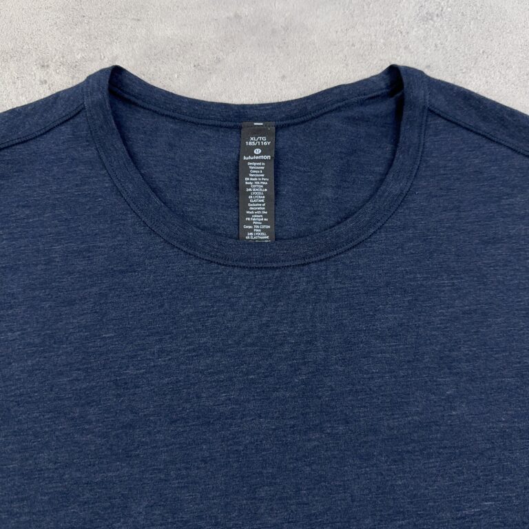 تیشرت اورجینال کتان رنگ سرمه ای سایز XL