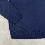 بافت نیم زیپ ضخیم اورجینال رنگ سرمه ای