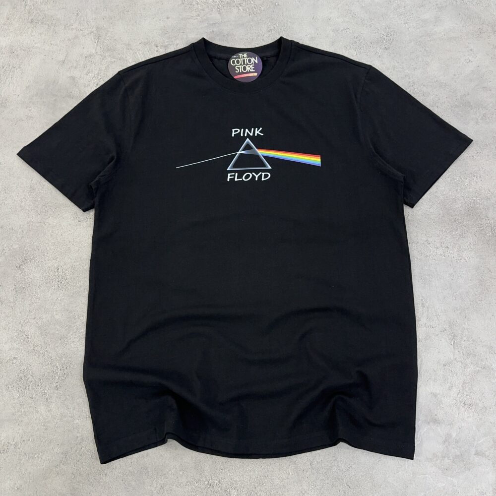 تیشرت H&M اورجینال پینک فلوید مشکی سایز L