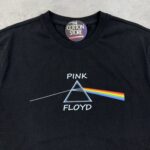 تیشرت H&M اورجینال پینک فلوید مشکی سایز L