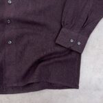 پیراهن پشمی اورجینال رنگ بادمجانی سایز XL