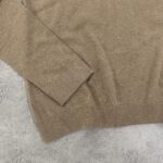 بافت نیم زیپ اورجینال رنگ کرم سایز M