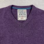 بافت اورجینال یقه هفت پشم رنگ بنفش