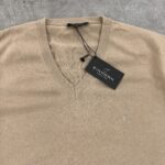 بافت یقه هفت اورجینال کرم رنگ