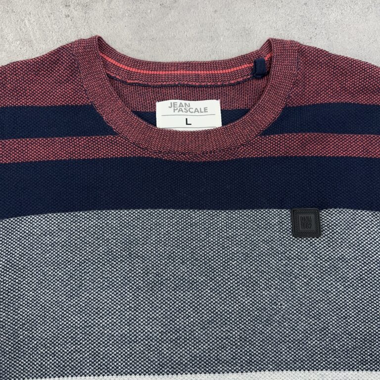 بافت یقه گرد اورجینال برند JEAN PASCAL