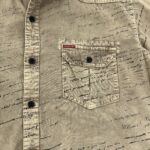 پیراهن پاییزه اورجینال طرح دار 100% کتان