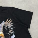 تیشرت اورجینال H&M رنگ مشکی چاپ عقاب سایز XL