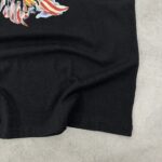 تیشرت اورجینال H&M رنگ مشکی چاپ عقاب سایز XL