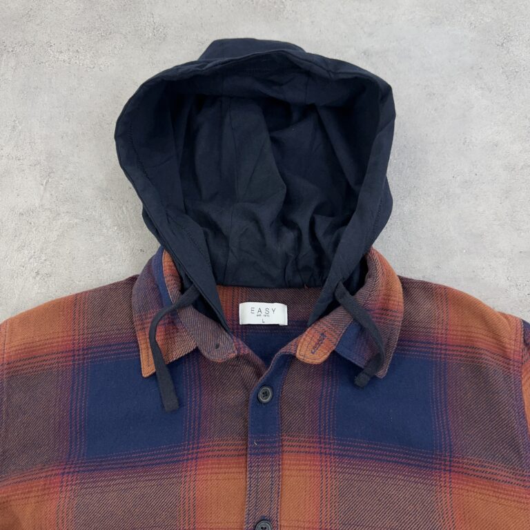 پیراهن اورجینال کلاه دار وینتیج ضخیم