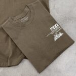 تیشرت PULL & BEAR گرم بالا اورجینال رنگ قهوه ای