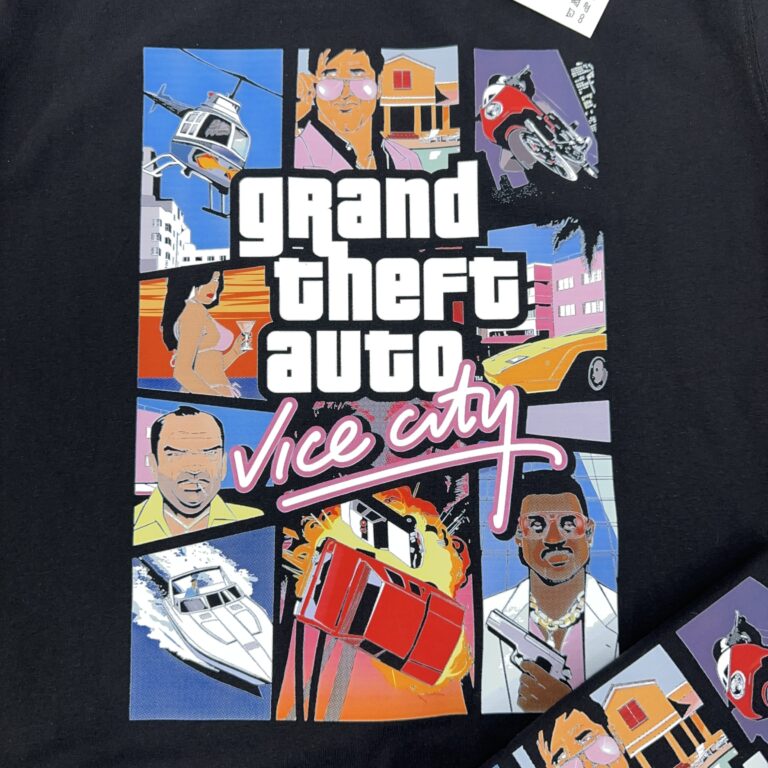 تیشرت جی تی ای GTA اورجینال برند H&M سایز XXL