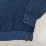 بافت یقه هفت اورجینال آلمانی پارچه سنگشور آبی سایز L