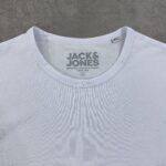 تیشرت سفید نازک برند جک اند جونز سایز S