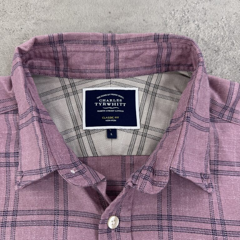 پیراهن انگلیسی CHARLES TYRWITT اورجینال پاییزه
