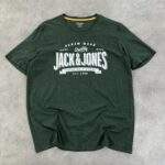 تیشرت اورجینال JACK & JONES رنگ سبز سایز L