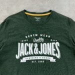 تیشرت اورجینال JACK & JONES رنگ سبز سایز L