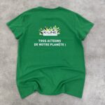 تیشرت اورجینال 100% کتان رنگ سبز سایز L