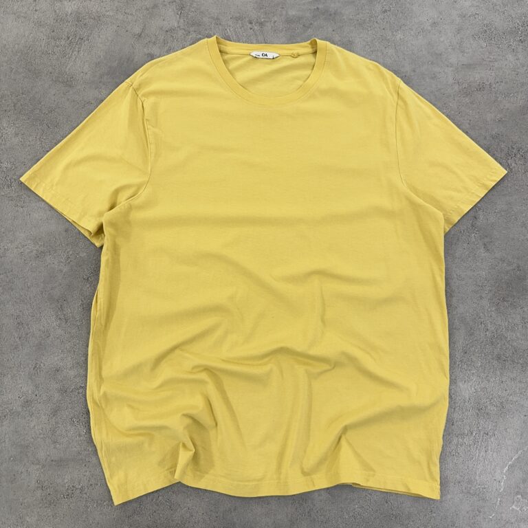 تیشرت اورجینال رنگ زرد برند C&A استوک سایز L