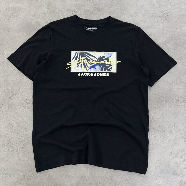 تیشرت اورجینال برند JACK & JONES مشکی استوک سایز L