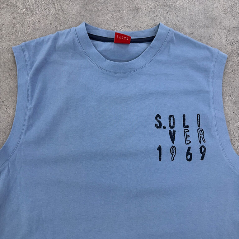 رکابی کتان اورجینال S.Oliver آبی سایز M