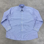 پیراهن مردانه رسمی آبی اورجینال سایز XXL