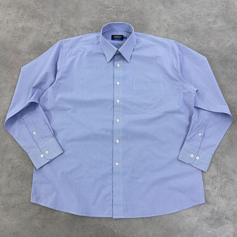 پیراهن مردانه رسمی آبی اورجینال سایز XXL