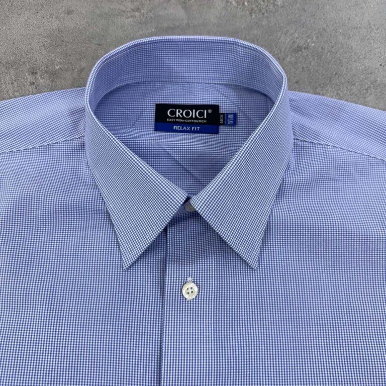 پیراهن مردانه رسمی آبی اورجینال سایز XXL