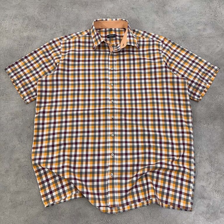 پبراهن استوک آستین کوتاه eterna سایز XXXL